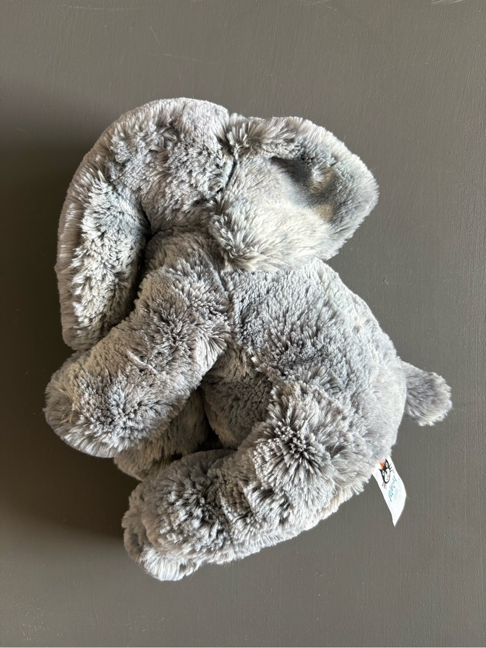 Jellycat Grey Elephant Plush Soft Fuzzy Stuffed Animal